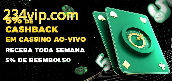 Promoções do cassino ao Vivo 234vip.com